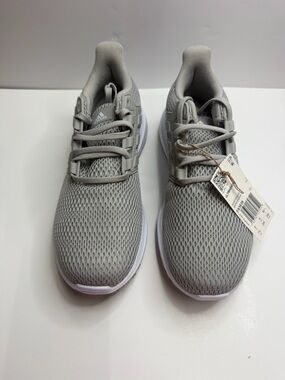 adidas Light Gray Mesh Athletic Sneakers